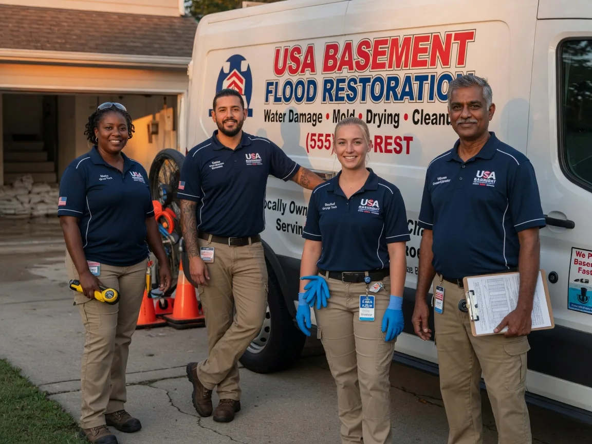 Basement Flood Cleanup company in Halliday, ND